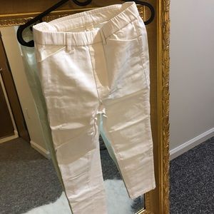 Uniqlo White Pants (with heattech technology)
